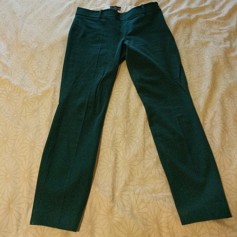 J crew - minnie - dark green dress pants